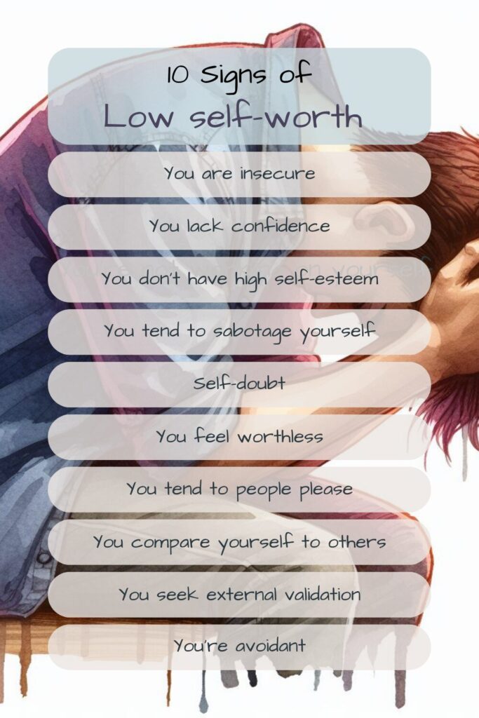 10 signs of low self worth
