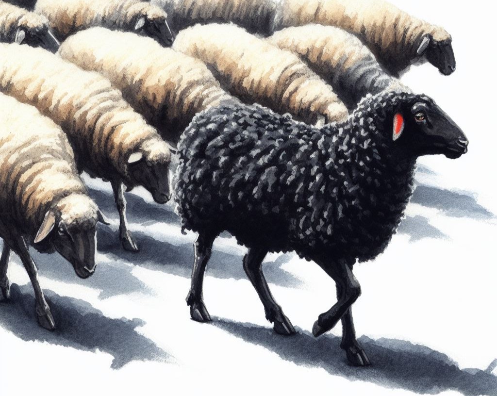 Black sheep of the flock